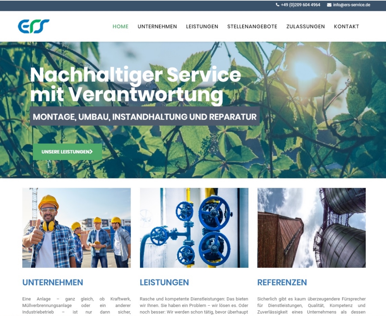 ERS-Service GmbHRevision und Instandhaltung